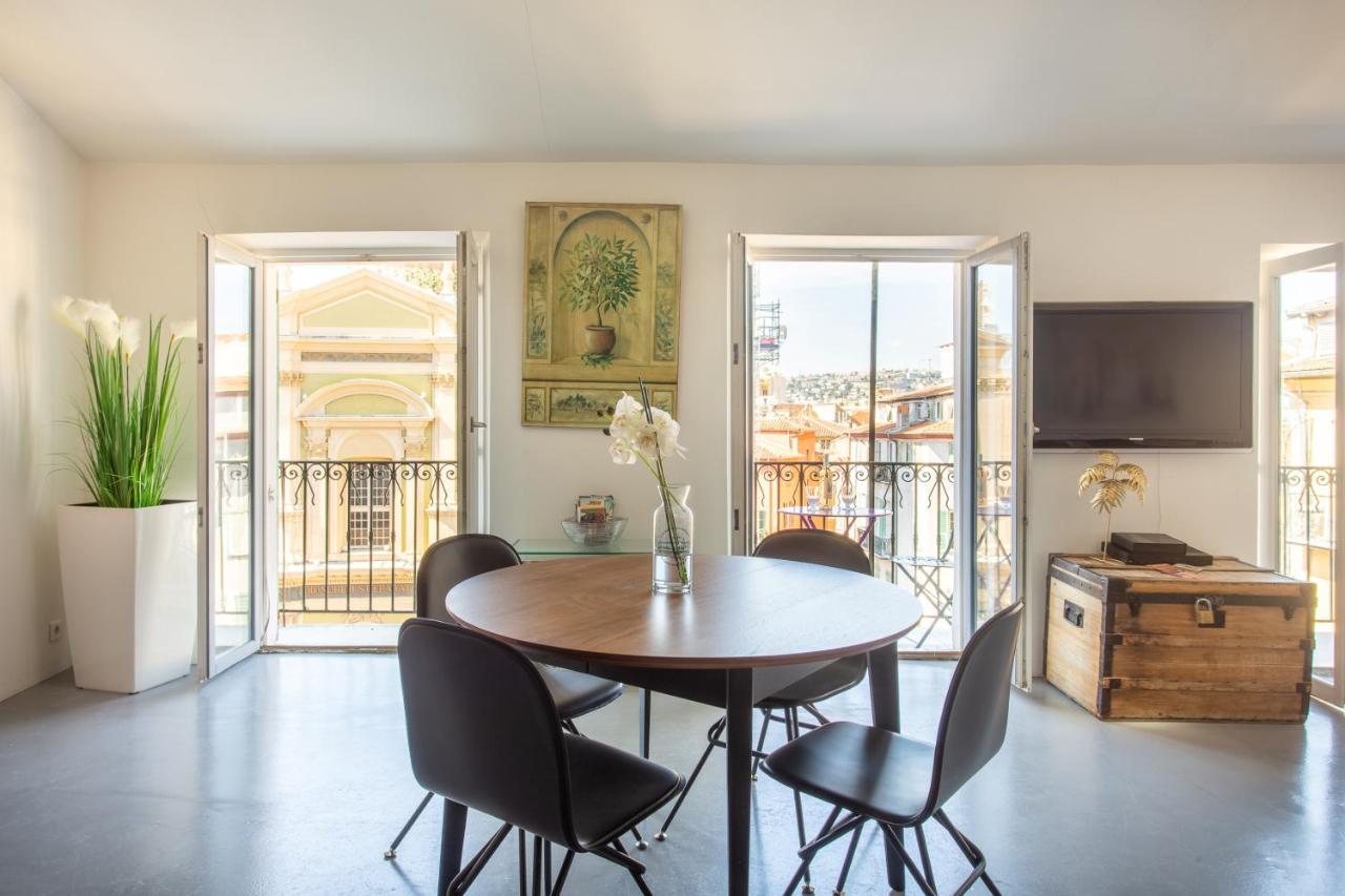 Ross 5- F2, Lumineux, Balcon, Loft, Clim, Vieux-Ницца Экстерьер фото