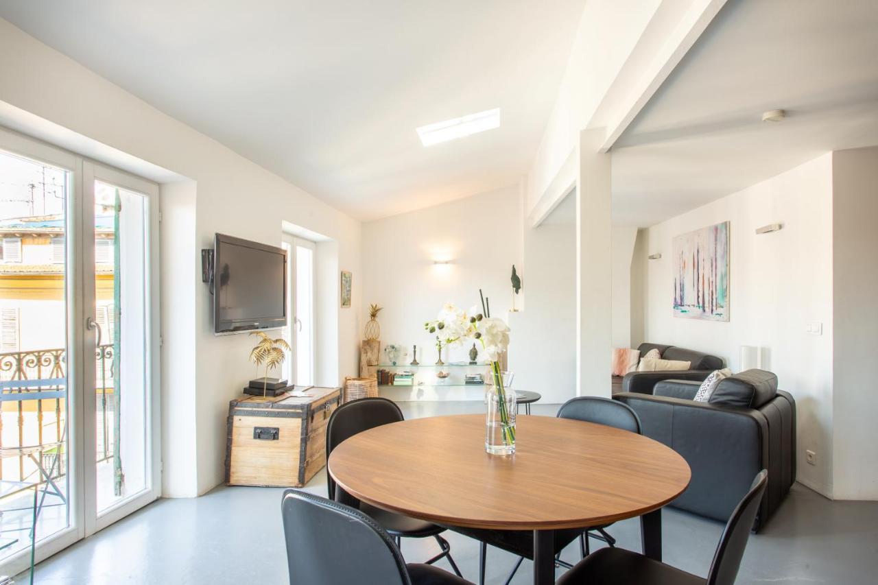 Ross 5- F2, Lumineux, Balcon, Loft, Clim, Vieux-Ницца Экстерьер фото