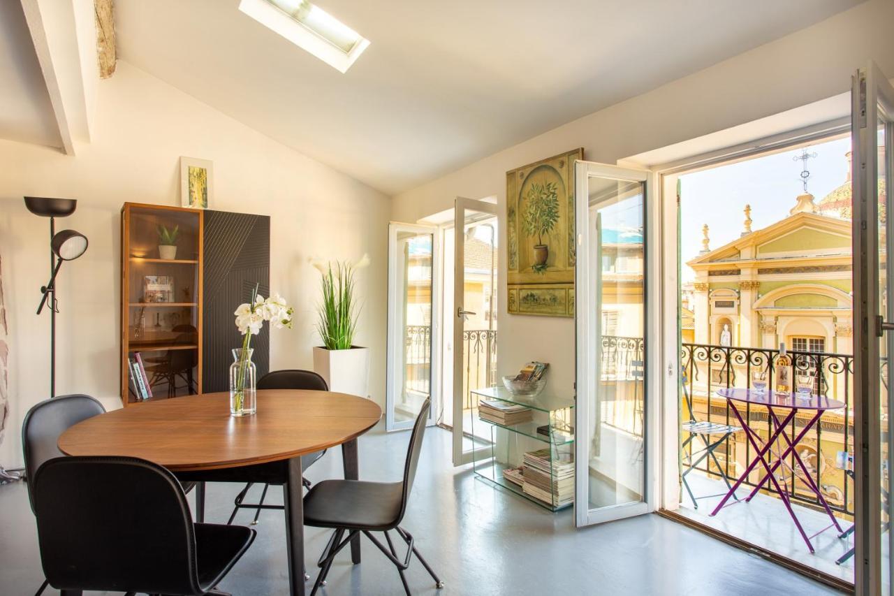 Ross 5- F2, Lumineux, Balcon, Loft, Clim, Vieux-Ницца Экстерьер фото