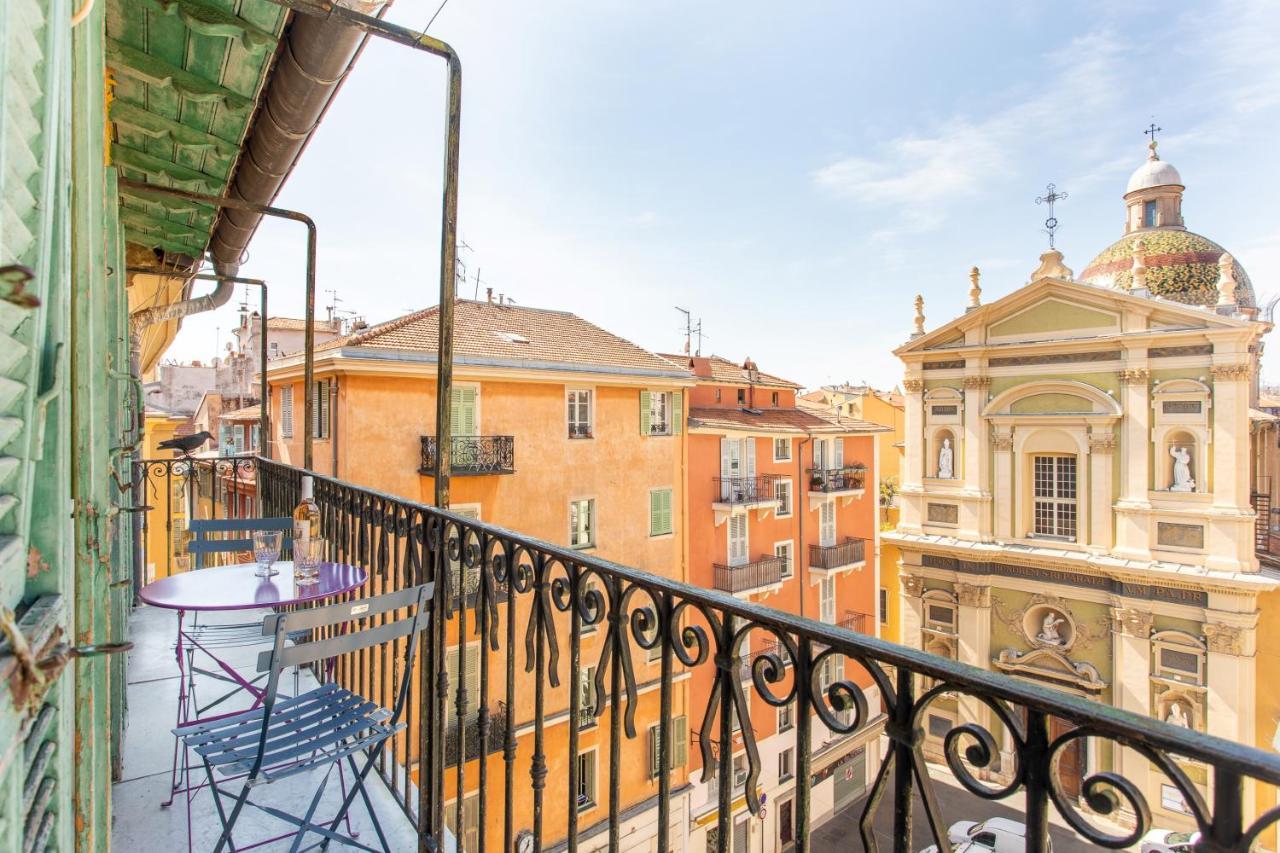Ross 5- F2, Lumineux, Balcon, Loft, Clim, Vieux-Ницца Экстерьер фото