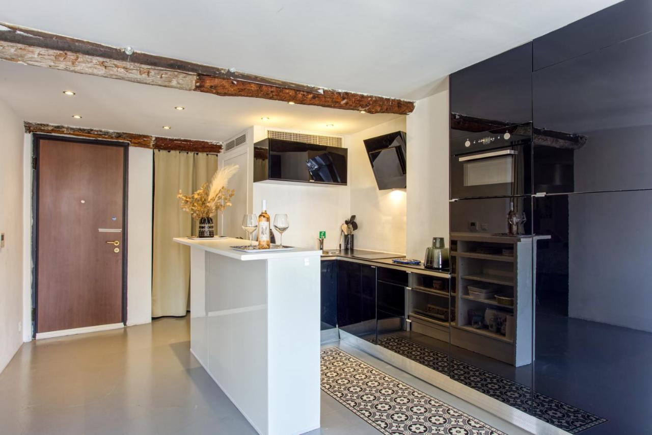 Ross 5- F2, Lumineux, Balcon, Loft, Clim, Vieux-Ницца Экстерьер фото