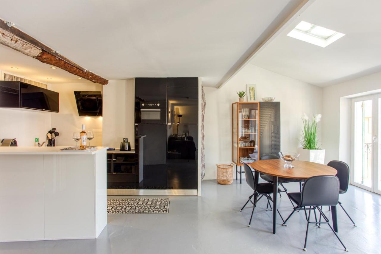 Ross 5- F2, Lumineux, Balcon, Loft, Clim, Vieux-Ницца Экстерьер фото